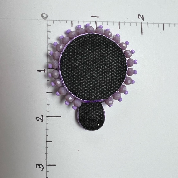 Light Purple Elegant Glam Earrings - Evening Stylish Earrings - Trendy Earrings - Picture 5 of 9